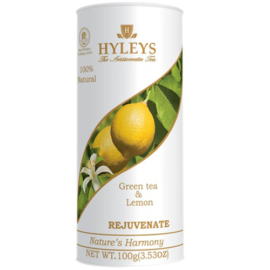 Hyleys Green Tea and Lemon Loose Tea in Can